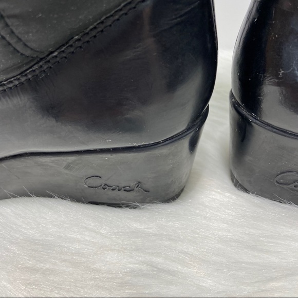 Coach Black Cantina Winter Wedge Boot - Picture 6 of 9